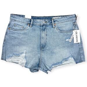 NWT Blank NYC Barrow High Rise Jean Short SIZE 32 Perfect Places Organic NEW